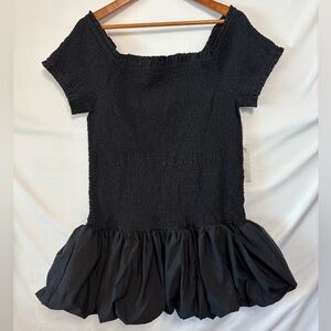 LIVE 4 TRUTH Black Bubble Hem Dress Size XL